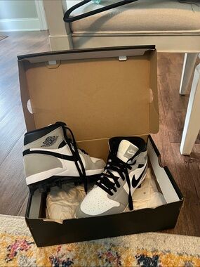 Nike Air Jordan 1 High White Black Grey